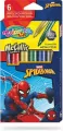 Flamastry metaliczne 6 kolorów. Spiderman - tantis.pl