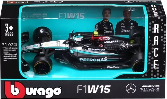 Mercedes-Amg Petronas F1 Team 1:43 BBURAGO - tantis.pl