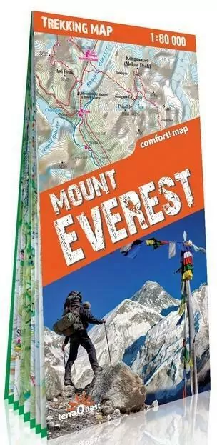 Mount Everest. Trekking map 1:80 000 - tantis.pl