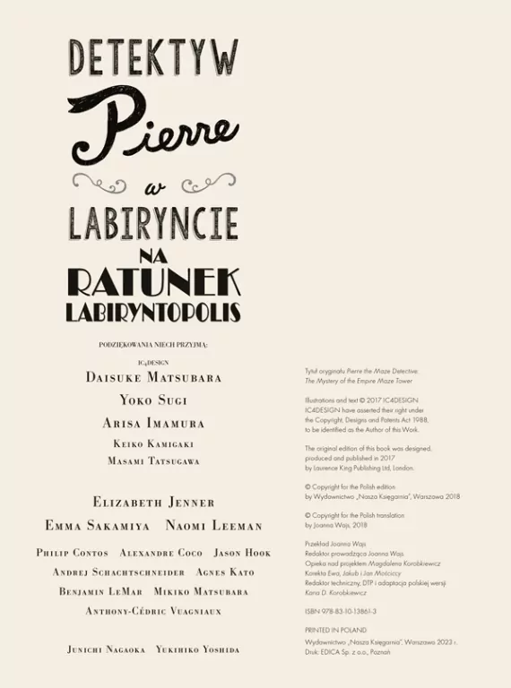Detektyw Pierre w labiryncie Na ratunek Labiryntopolis - tantis.pl