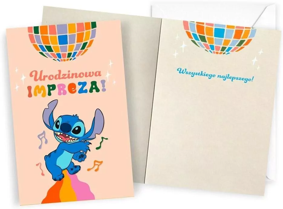Karnet Urodziny Stitch - tantis.pl