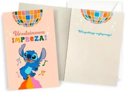 Karnet Urodziny Stitch