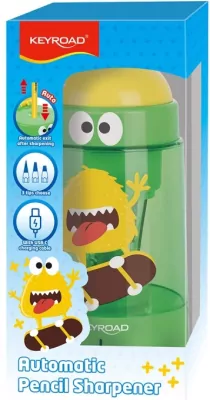 Temperówka elektryczna KEYROAD usb pojedyncza zielona