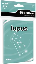 Koszulki na karty Rebel (65x100 mm) Lupus Premium, 100 sztuk