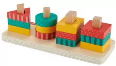 Fisher Price. Drewniany sorter kształtów - tantis.pl