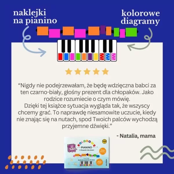 Kolorowe Pianino 1. Piosenki dla dzieci - tantis.pl