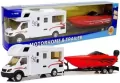Camper z Czerwoną Motorówką i Napędem Frykcyjnym 1:48 - tantis.pl
