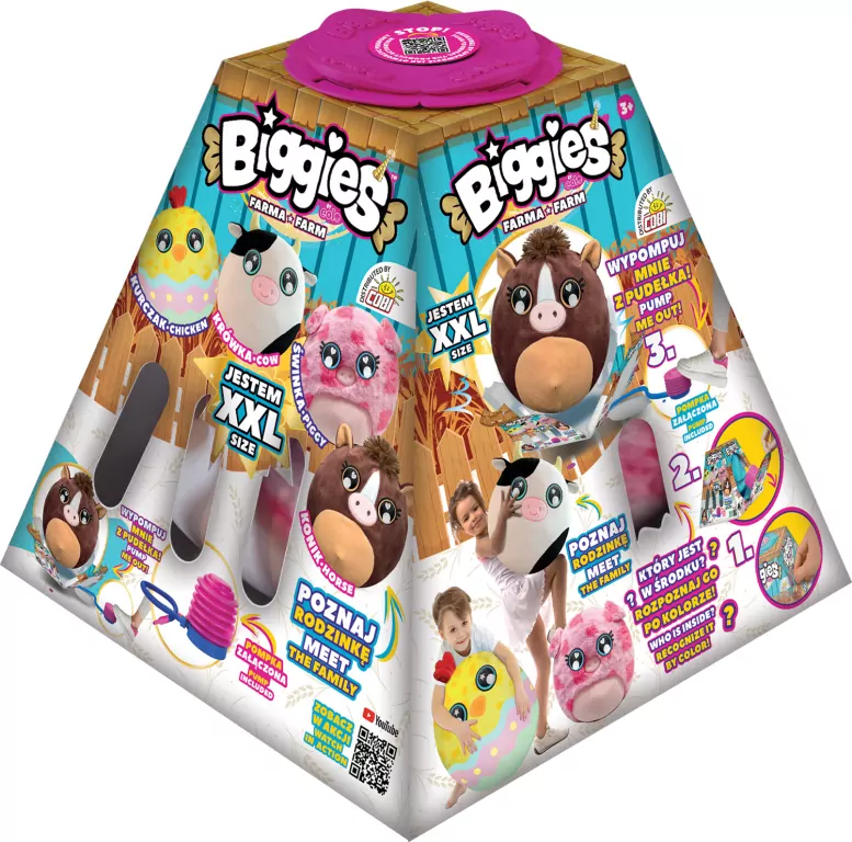 Biggies Farma! Maskotka XXL do pompowania - tantis.pl