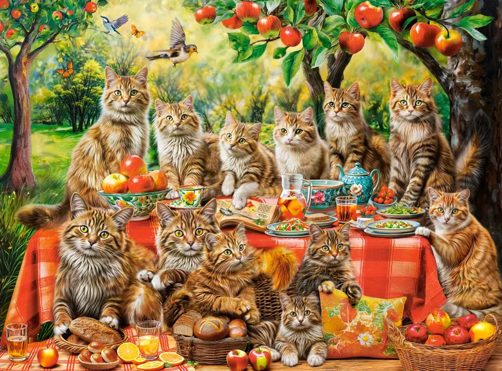 Puzzle 3000 Cat Family Reunion - tantis.pl