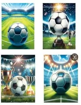 Torebka prezentowa S Piłka nożna. 1 sztuka - tantis.pl