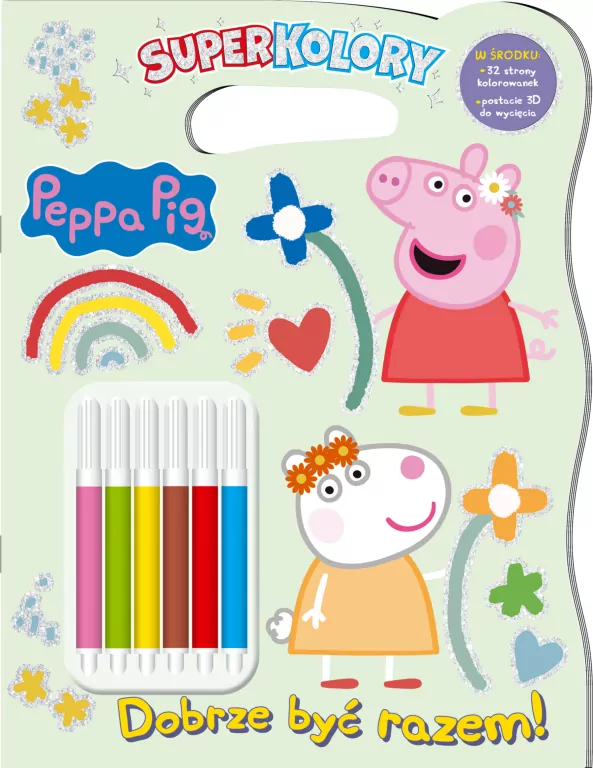 Świnka Peppa. Superkolory 6. Dobrze być razem! - tantis.pl