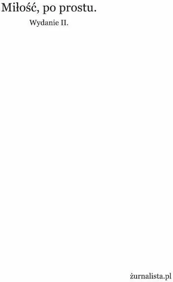 Miłość, po prostu. Wydanie II - tantis.pl