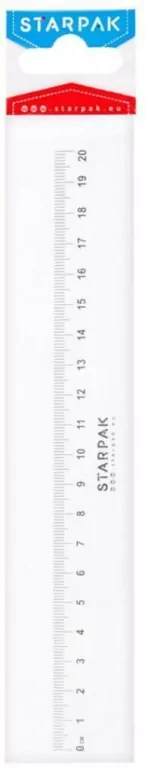 Linijka plastikowa 20cm - tantis.pl