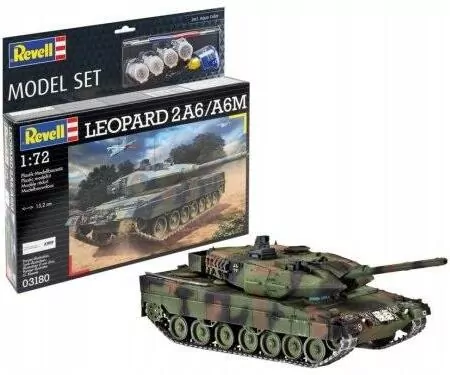 Czołg Leopard 2A6/A6M. Zestaw modelarski - tantis.pl