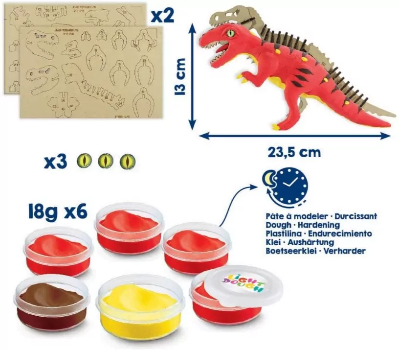 Masa plastyczna. Fabryka Dinozaurów - tantis.pl