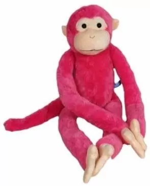Małpa różowa 85cm - tantis.pl