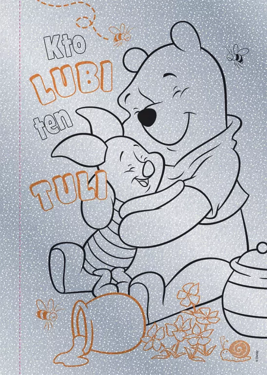 Disney Kubuś i przyjaciele. Kolorowanka z błyskiem - tantis.pl