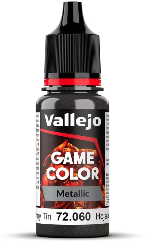 Vallejo: 72.060 - Game Color - Metallic - Tinny Tin (18 ml) - tantis.pl