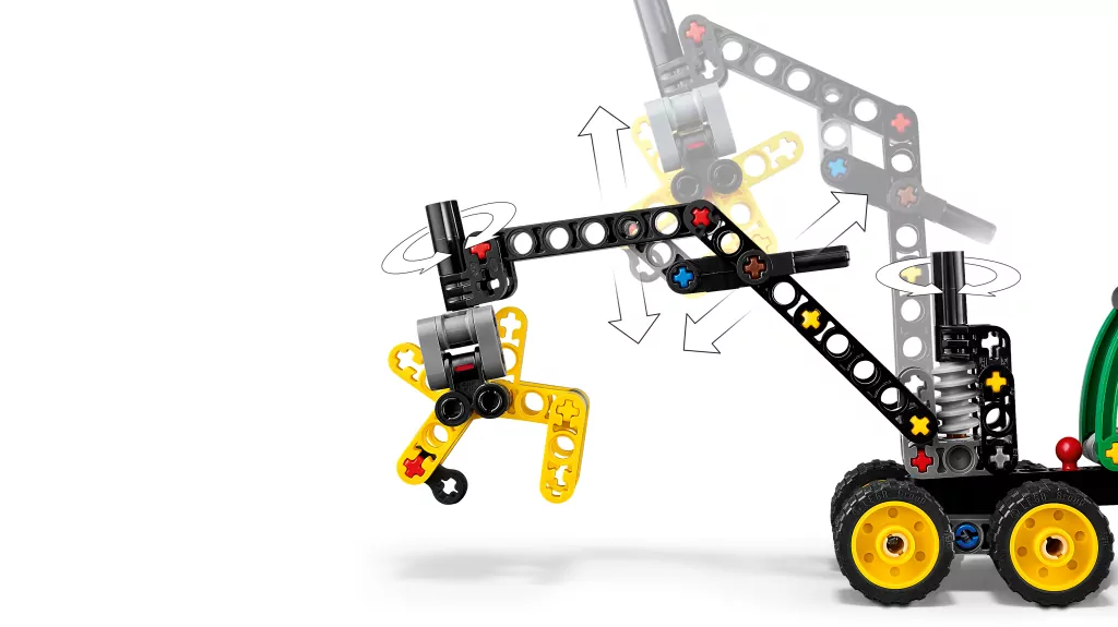 LEGO® Technic. Harwester kołowy John Deere 42218 - tantis.pl