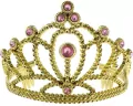 Diadem księżniczki z różowymi perłami - tantis.pl