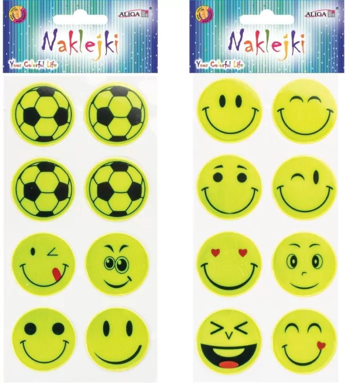 Naklejki odblaskowe 4cm MIX - tantis.pl