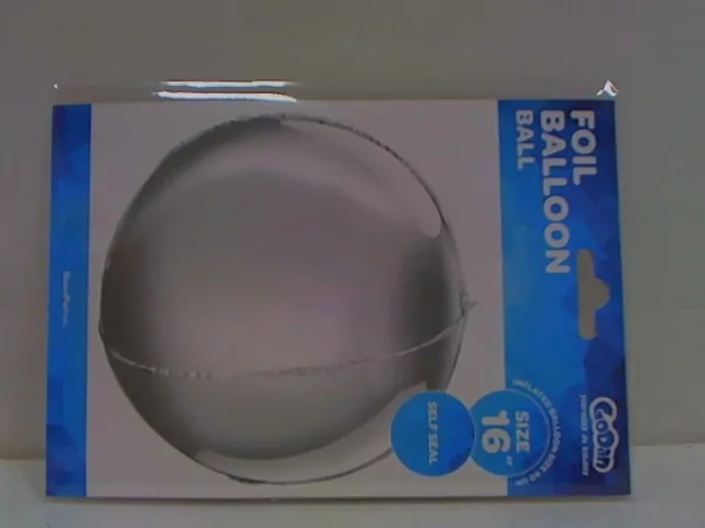 Balon foliowy B&C Kula srebrna 40cm - tantis.pl