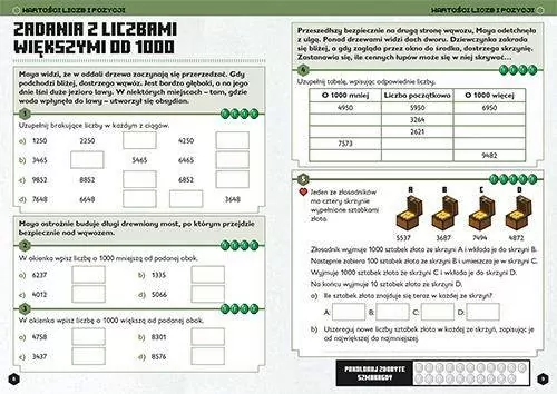 Minecraft. Matematyka. Megazadania. 10+ - tantis.pl