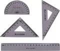 Zestaw geometryczny Academy z linijką 20cm mix - tantis.pl