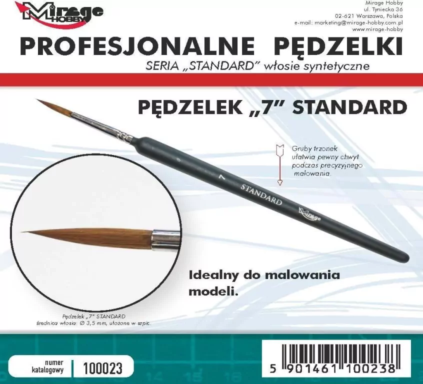 Pędzelek standard 7 - tantis.pl