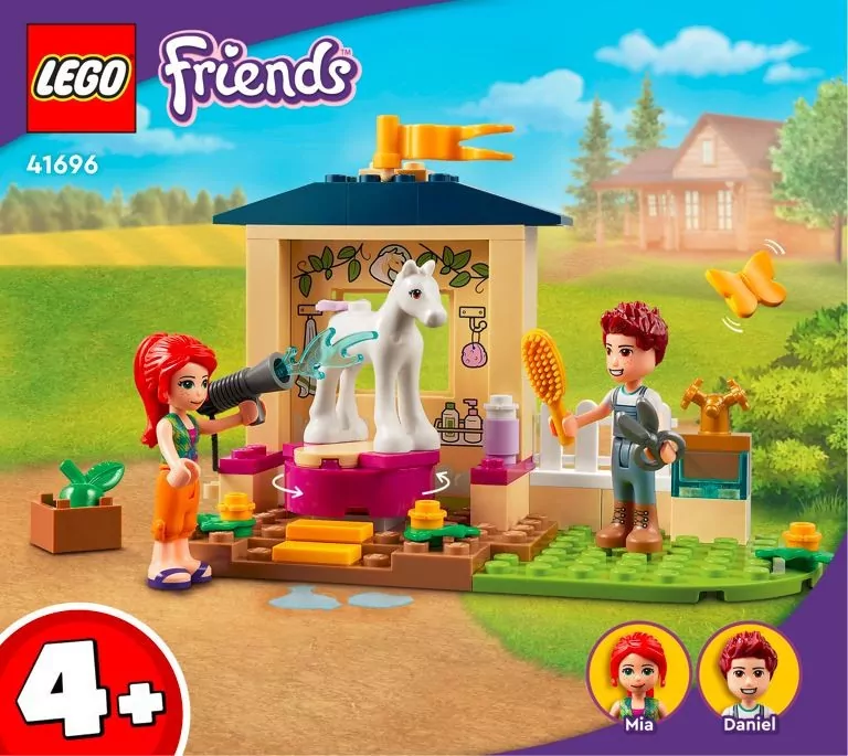 LEGO® Friends. Kąpiel dla kucyków w stajni. 41696 - tantis.pl