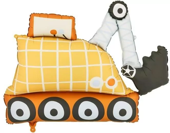 Balon foliowy Koparka 93x68cm - tantis.pl