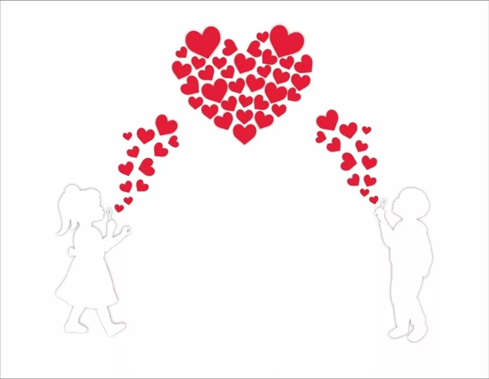 Dekoracje okolicznościowe. Dzieci i serca - tantis.pl