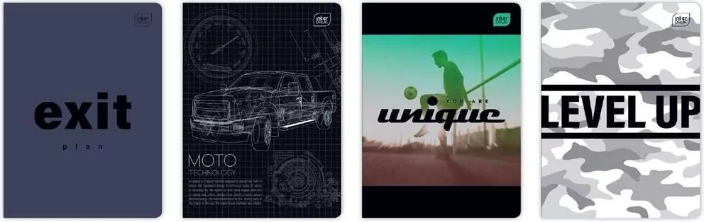 Zeszyt A5/60K linia. UV Trends Boys - tantis.pl