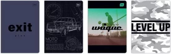 Zeszyt A5/60K linia. UV Trends Boys