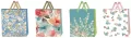 Torebka ozdobna duża 30x42x12cm Kwiaty mix - tantis.pl
