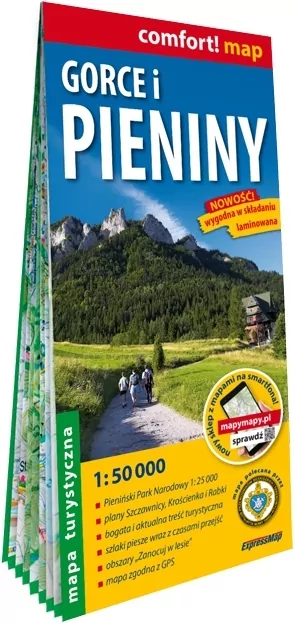 Comfort! map Gorce i Pieniny 1:50 000 - tantis.pl