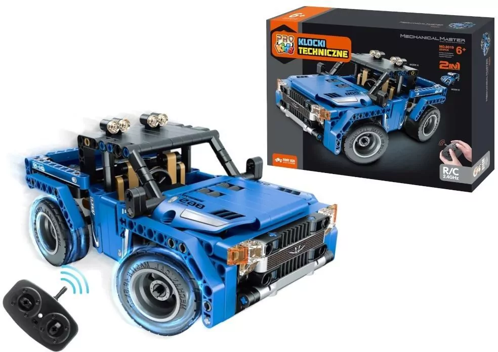Klocki techniczne R/C 2w1 auto terenowe - tantis.pl
