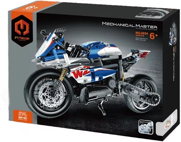 Klocki iM.Master Ścigacz niebieski 542 elementy - tantis.pl