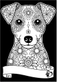 Kolorowanka Welwetowa A4 Jack Russell Terrier - tantis.pl