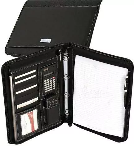 Teczka konferencyjna A4 Clark czarna - tantis.pl