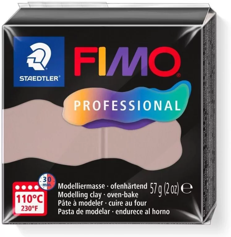 Masa termoutwardzalna Fimo 57g ciemnoszary - tantis.pl