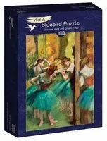 Puzzle 1000 Różowa i zielona tancerka, Degas - tantis.pl