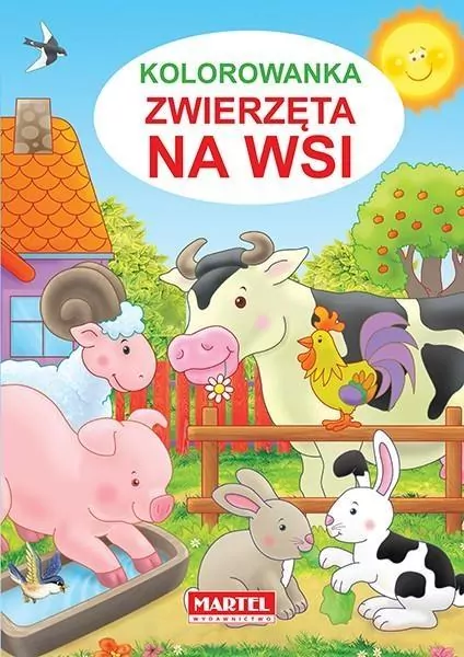 Zwierzęta na wsi. Kolorowanka - tantis.pl