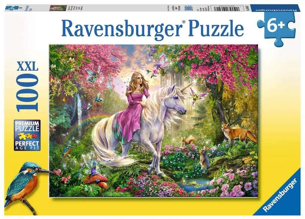 Ravensburger. Puzzle 100 XXL. Magiczny przejazd - tantis.pl