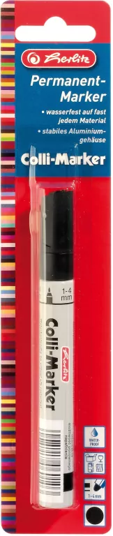 Marker wodoodporny. Czarny - tantis.pl