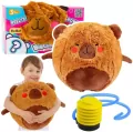 Piłka do skakania Kapibara brązowa + pompka 50cm - tantis.pl