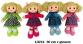 Lalka szmacianka 30cm z głosem 4 wzory 146809 mix cena za 1 szt - tantis.pl