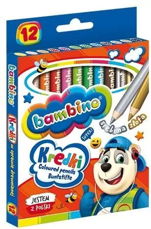 Kredki bambino 12 kolorów - tantis.pl