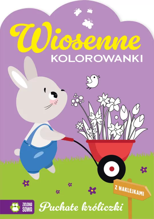 Wiosenne kolorowanki. Puchate króliczki - tantis.pl