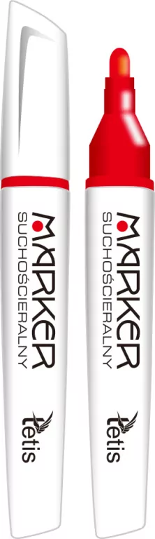 Marker suchościeralny czerwony - tantis.pl